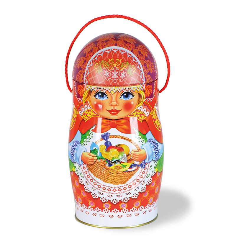 Матрешка красная №24/12